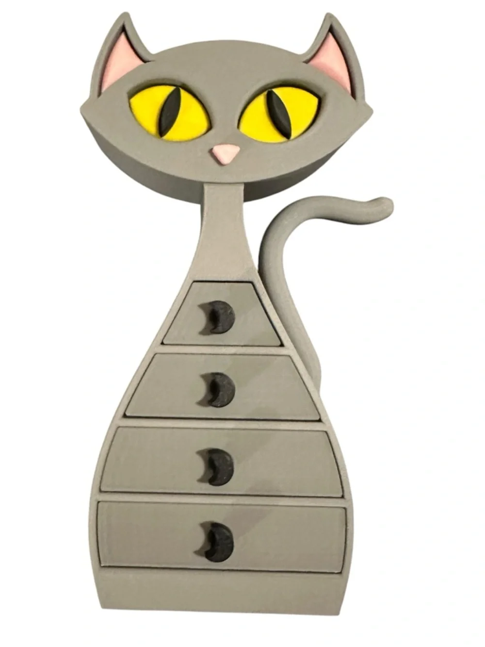 Custom Made Cat Jewelry Box 12” Tall